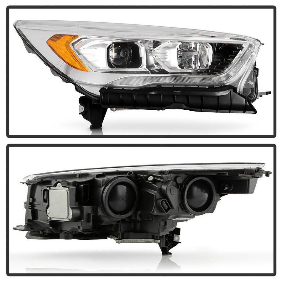 Ford Escape Spyder (POE) 17-19 w/LED DRL HID & Ballast Assembly Projector Headlight - OE Right