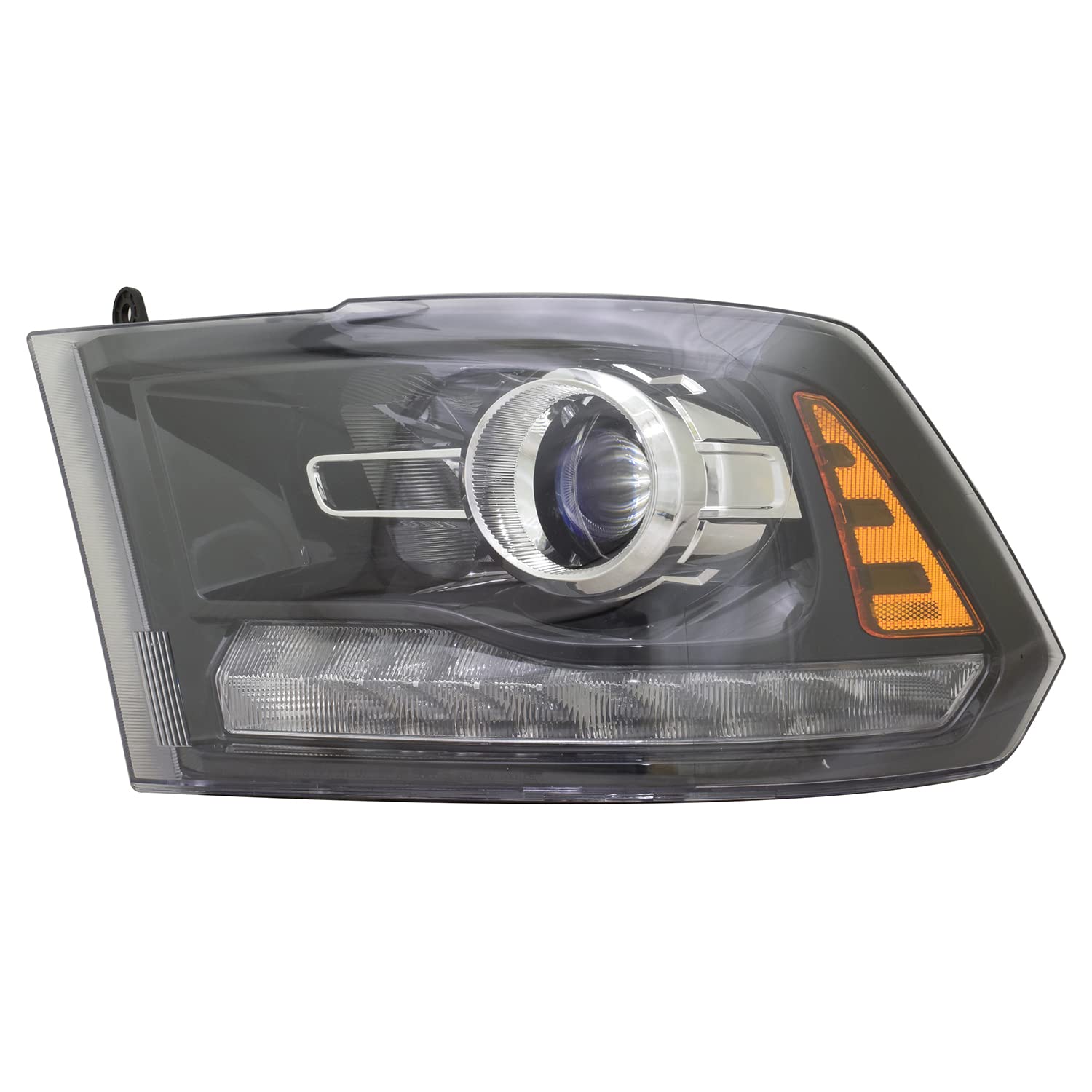 Left TYC Headlight Assembly Compatible with 2016-2018 Dodge Ram Pickup
