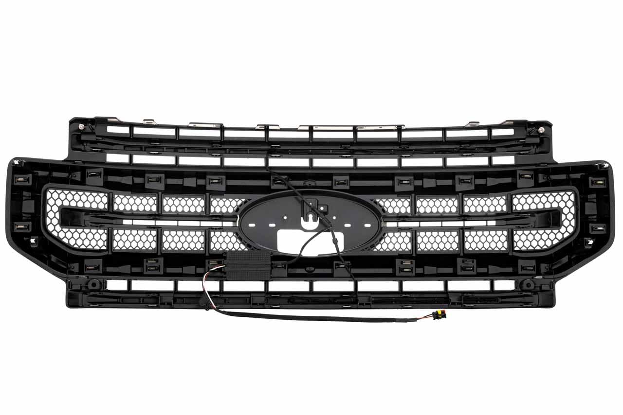 Ford Super Duty Morimoto XBG LED Grille (20-22) (Gloss Black / White DRL) HTMC XBG10