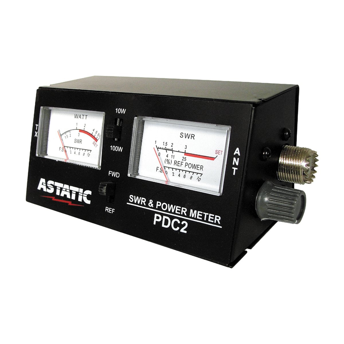 SWR/RF/Field Strength Test Meter Astatic (302-PDC2), Black