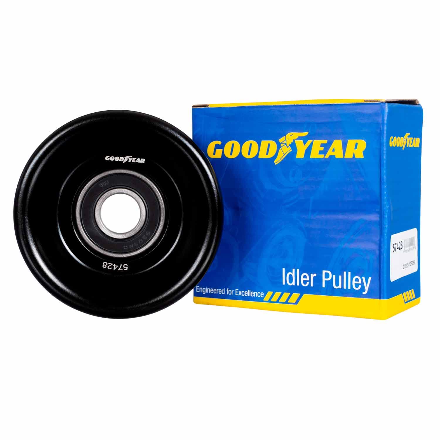 Serpentine Belt Goodyear 57428 Drive Idler or Tensioner Pulley