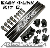 Artec Industries Easy 4 Link Kit LK0023-GNKQ C No Tube 7/8" and 1.25" Rod Ends, 1 Pack