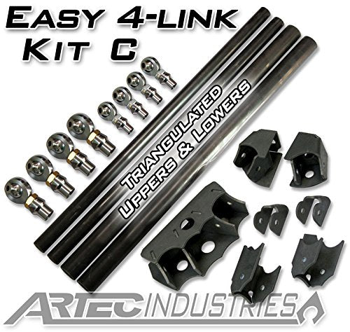 Artec Industries Easy 4 Link Kit LK0023-GNKQ C No Tube 7/8" and 1.25" Rod Ends, 1 Pack