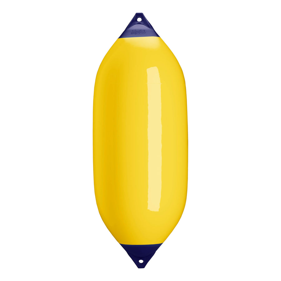 F-13 Polyform Boat Fender Standard Blue Ropehold - Yellow