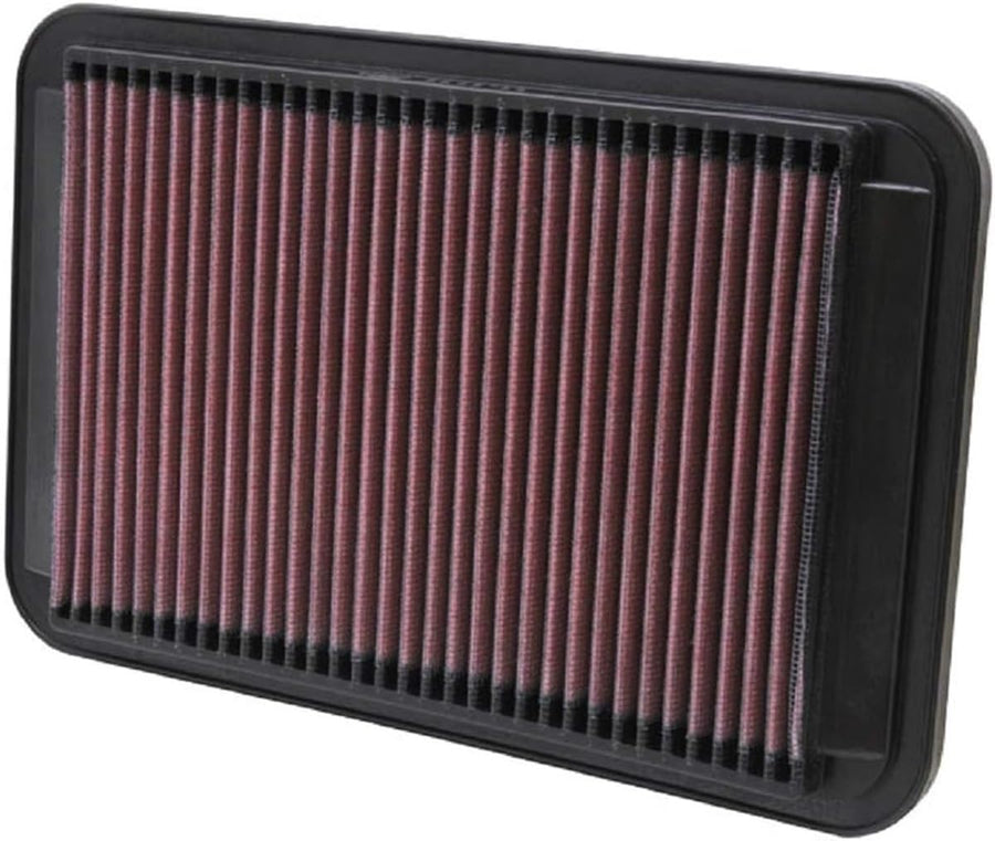Reusable K&N Engine Air Filter: Clean Every 75,000 Miles, Washable, Replacement Car Air Filter: Compatible with 1991-2002 MAZDA/TOYOTA/CHEVROLET/EUNOS (Millenia, Corolla, Sprinter, Prizm, 800) 33-2672