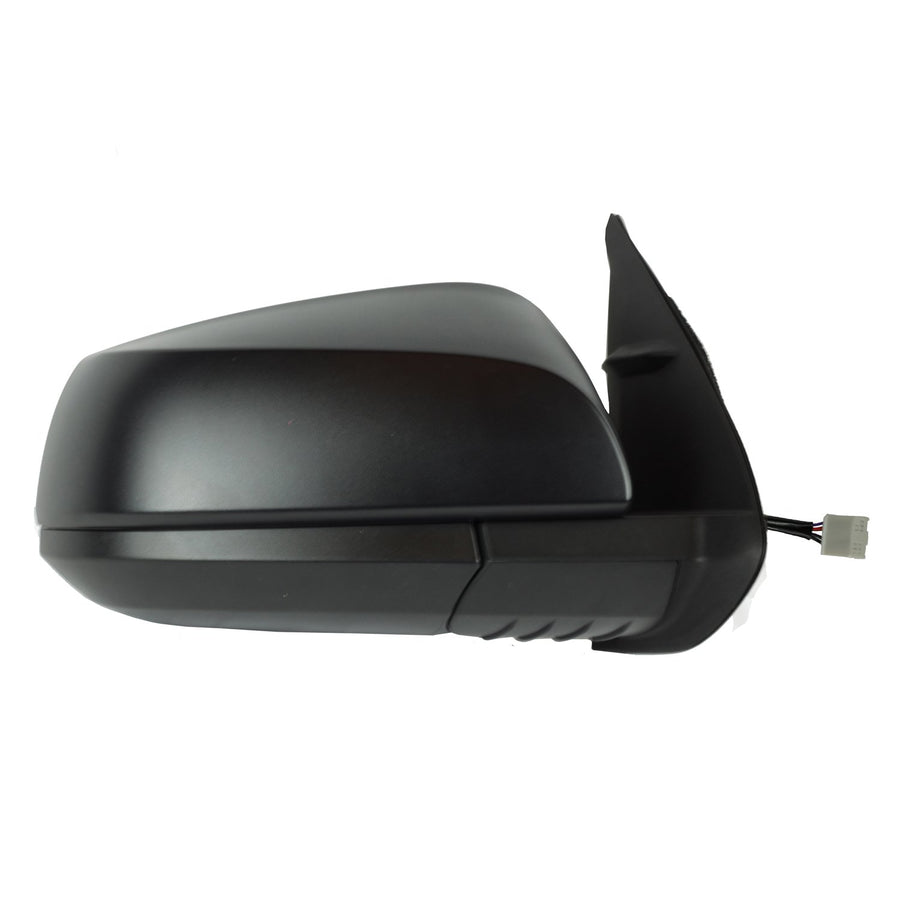 Mirror Passenger Side for 2016-2023 Toyota Tacoma, textured black, foldaway, w/o puddle lamp, w/o spot Mirror, w/o blind spot detection system, Heated Power