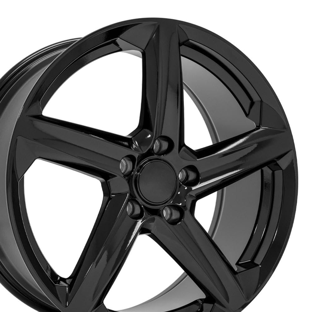 19 Inch OE Wheels CV02D Rim Fits Corvette C8 Z06 Style 5x120 19x8.5 Gloss Black (1)