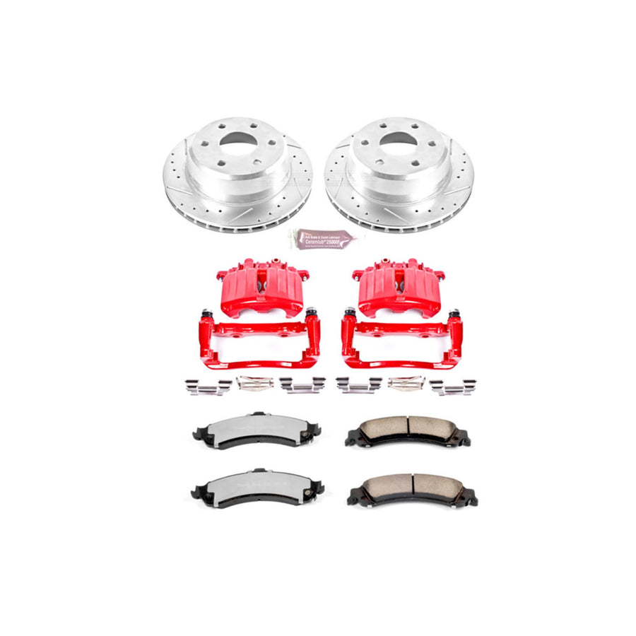 Rear Z36 Truck and Tow Brake Kit with Power Stop KC2046-36 Calipers