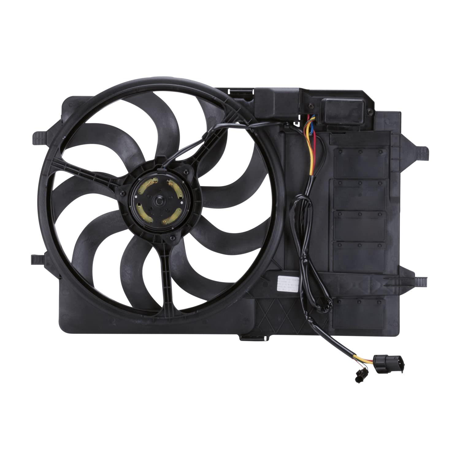 Cooling Fan Assembly TYC 621980 Compatible with 2002-2003 Mini Mini Cooper, Black