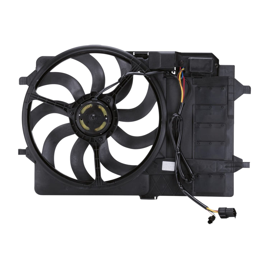 Cooling Fan Assembly TYC 621980 Compatible with 2002-2003 Mini Mini Cooper, Black