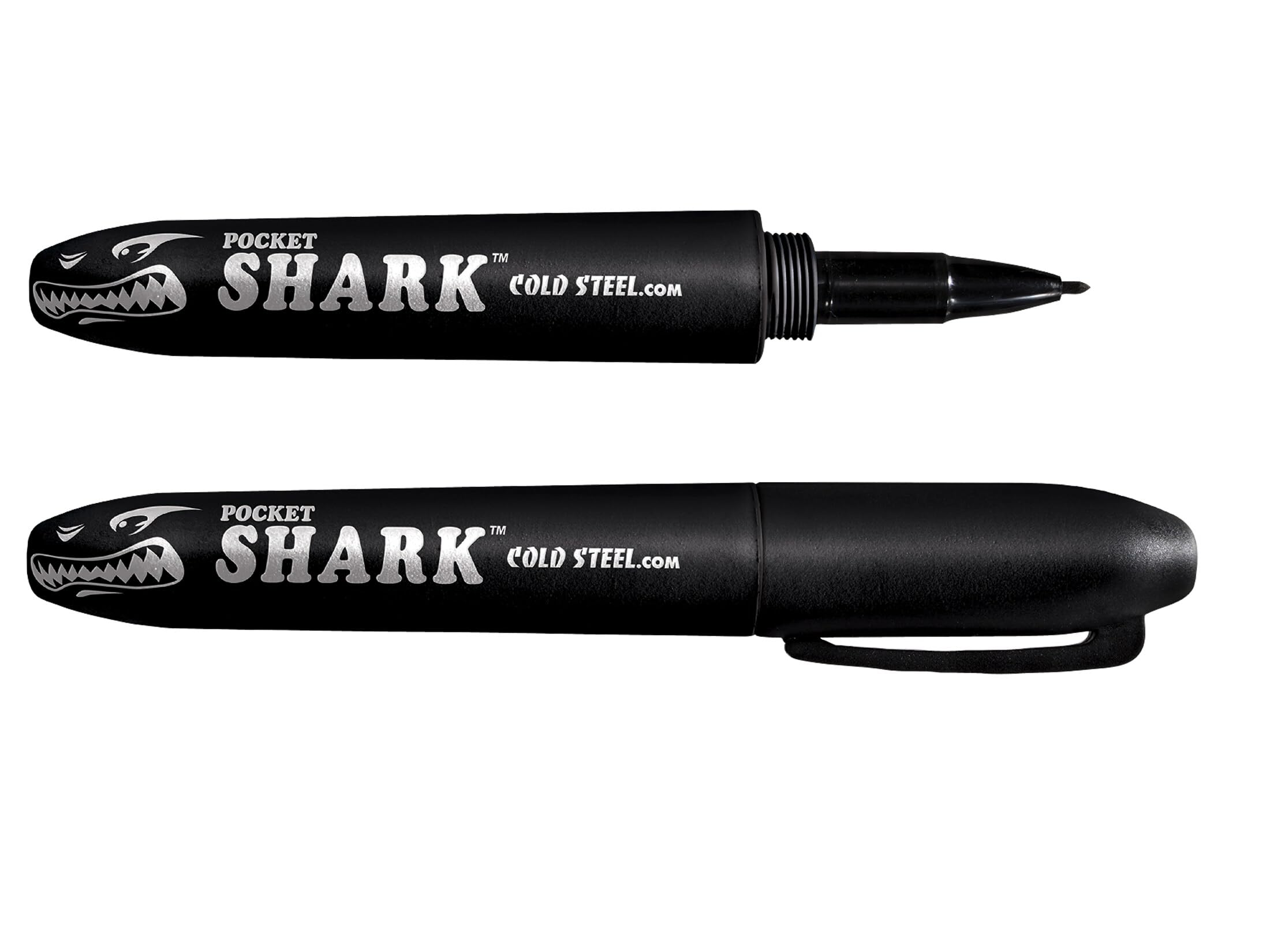 Cold Steel Grivory Pocket Shark Felt Tip Pen, Black
