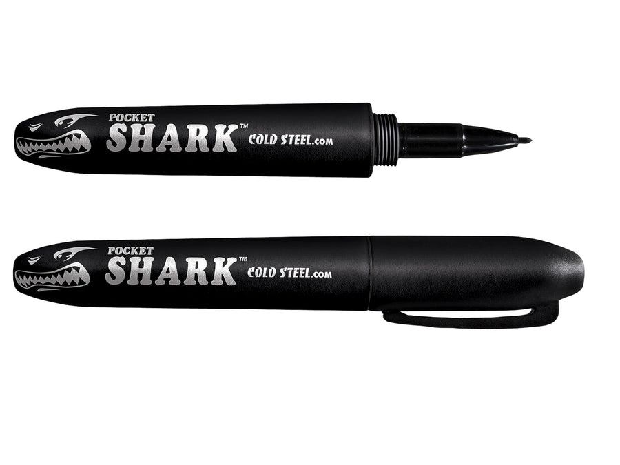 Cold Steel Grivory Pocket Shark Felt Tip Pen, Black