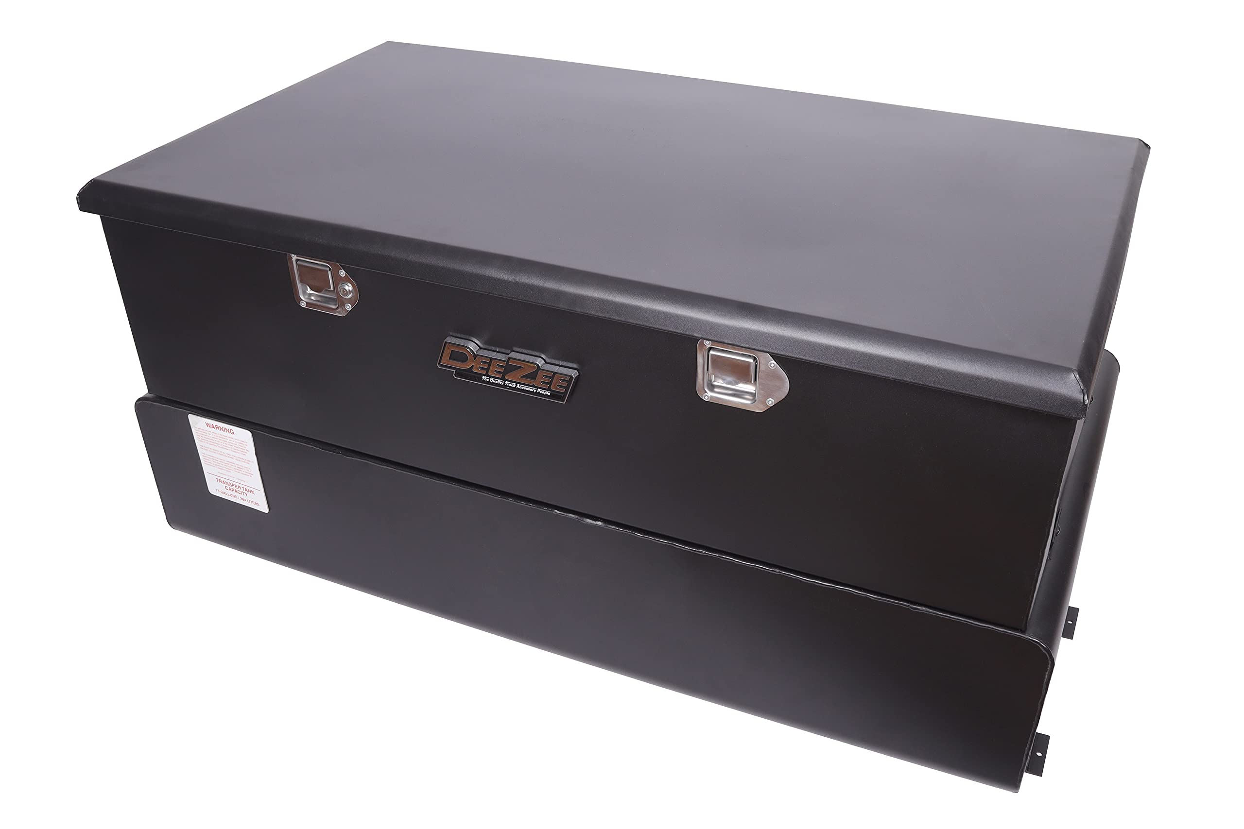 75 Gallon Dee Zee DZ92856SB Black Steel Combo Transfer Tank with Pump