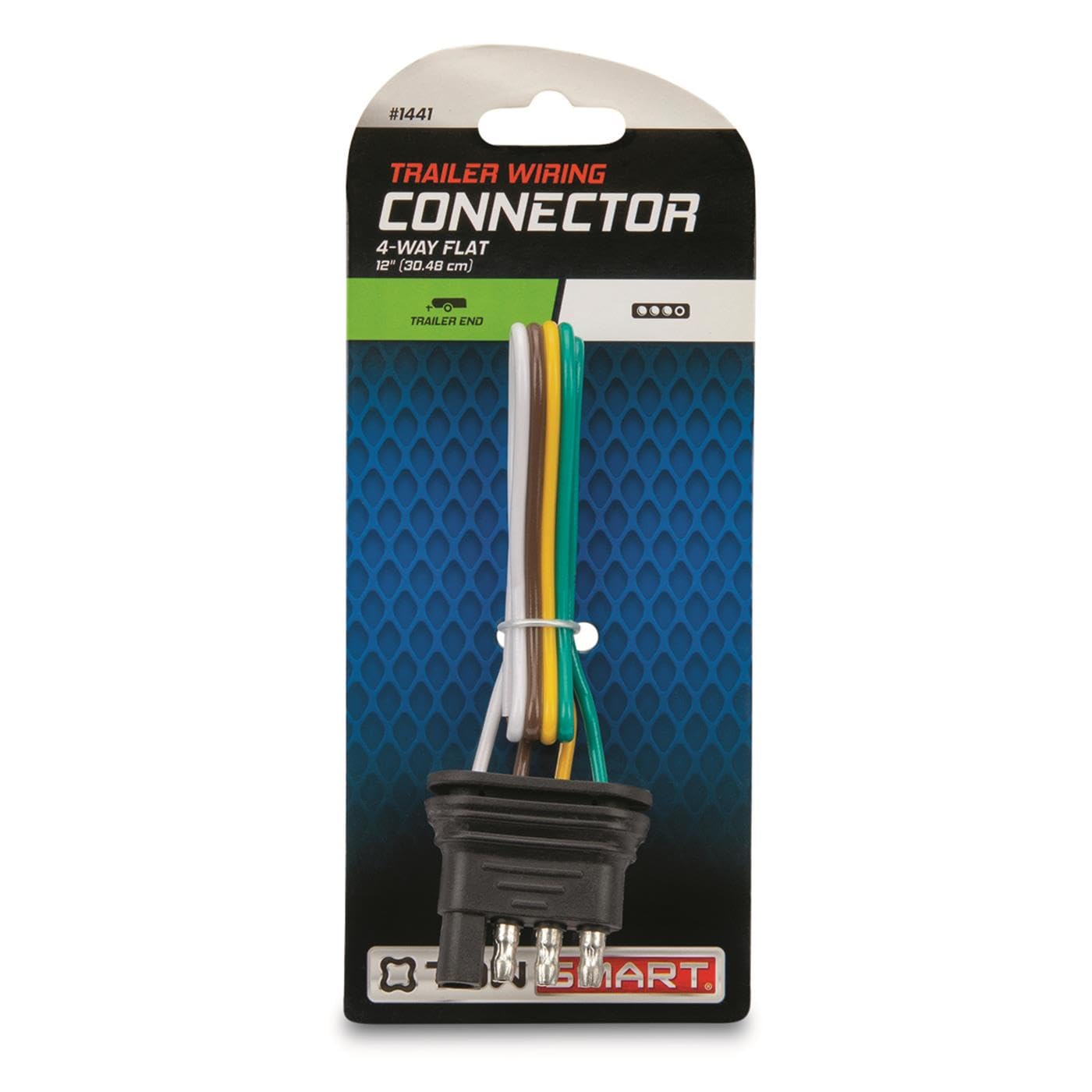 4-Way Flat TOWSMART 12 in. Trailer Wiring Connector