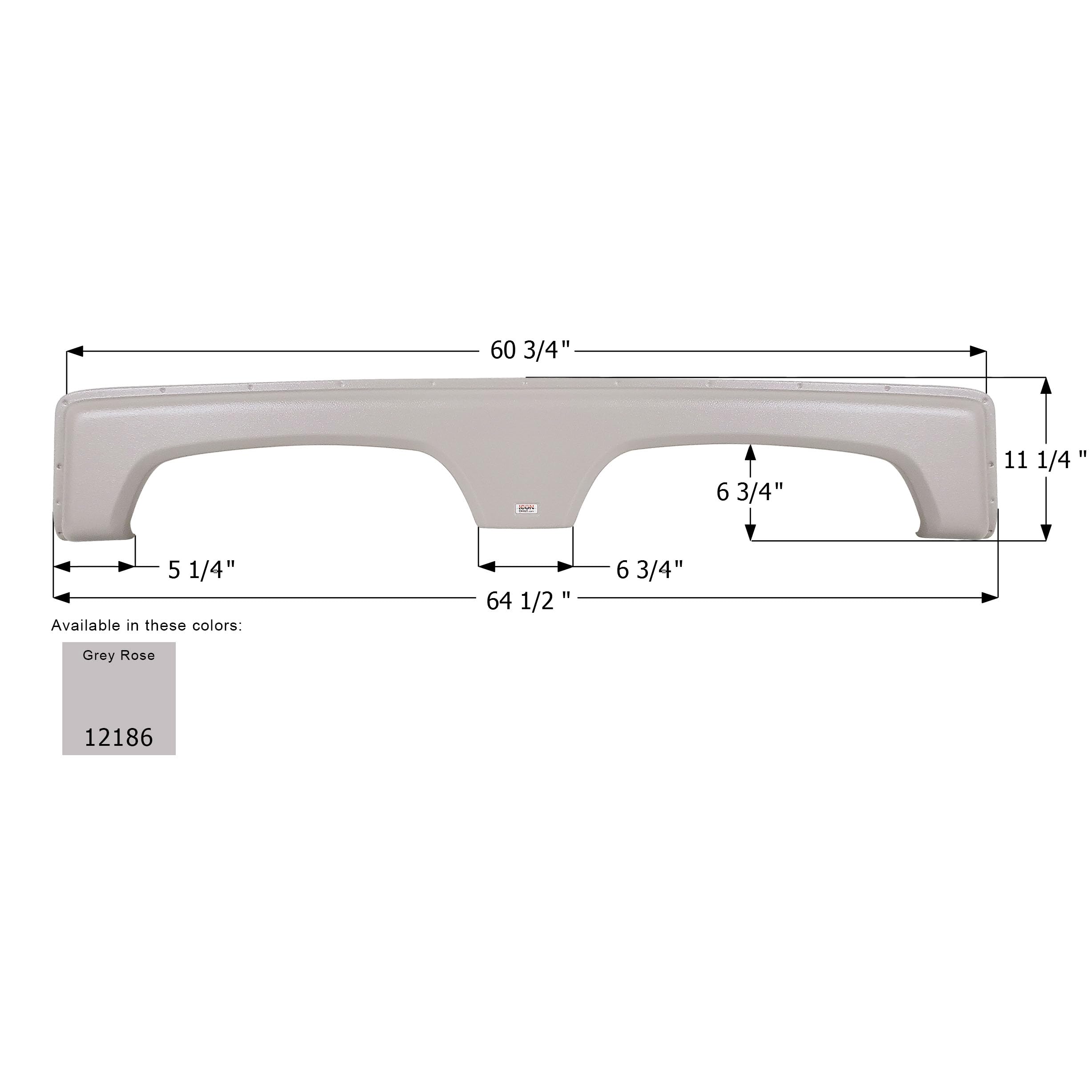 Fender Skirt ICON, Tandem, Keystone, FS2186, Grey Rose