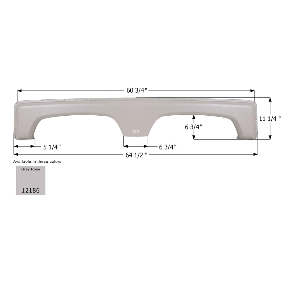 Fender Skirt ICON, Tandem, Keystone, FS2186, Grey Rose