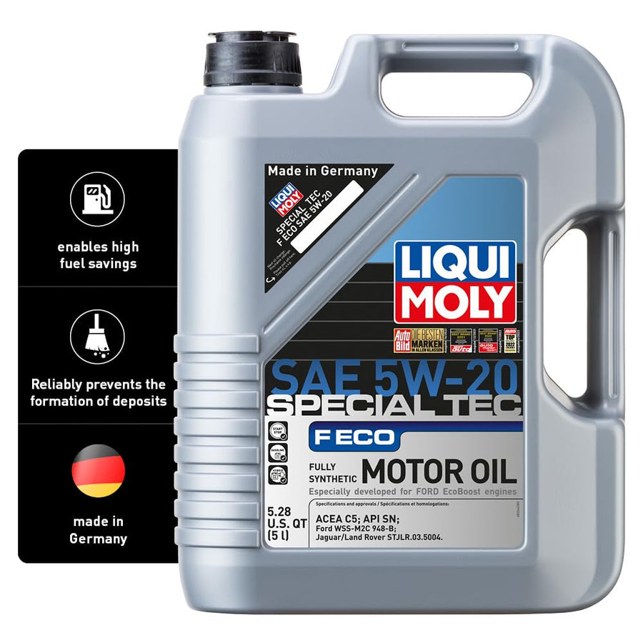 LIQUI MOLY ECO SAE 5W-20 Special Tec F | 5 L | Fully synthetic engine oil | SKU: 2264