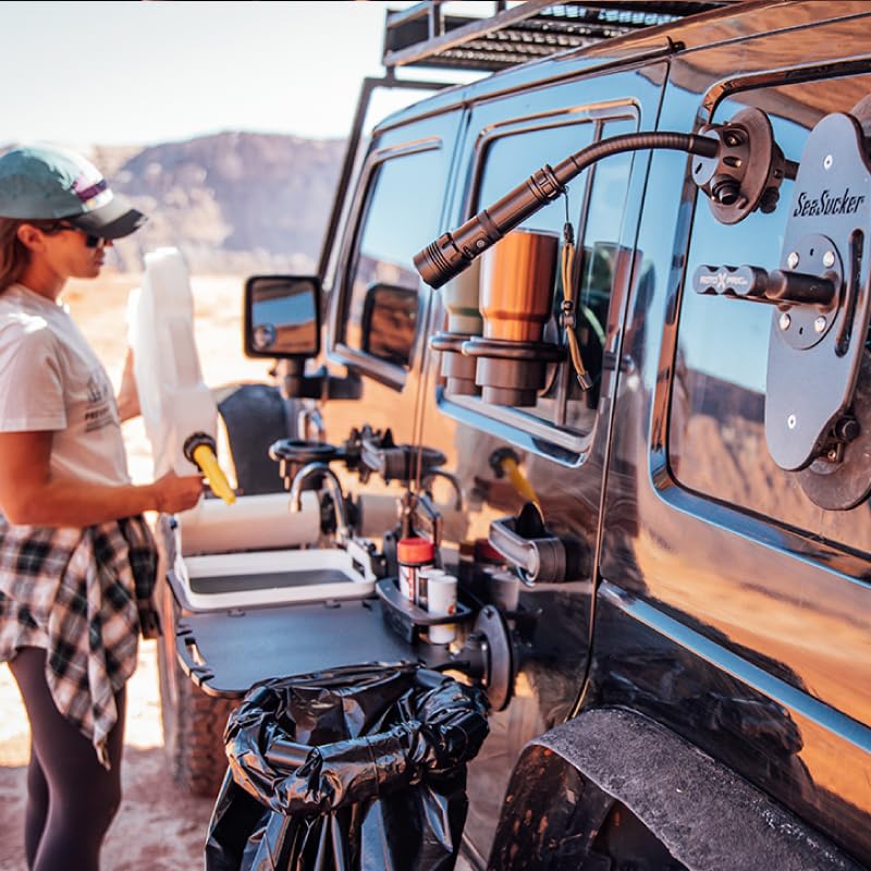 Heavy-Duty SEASUCKER Flashlight Mount