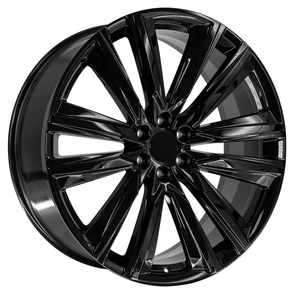 26 Inch OE Wheels CA91 Rim Fits Escalade Sport Style 6x139.7 26x10 Gloss Black - Hollander 4869 (1)