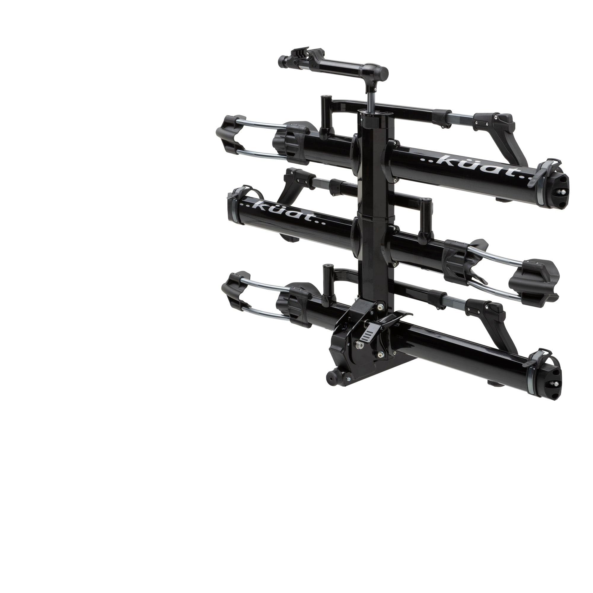KUAT NV 2.0 Add-On - 2" +1 -Bike Rack | Increases The 2" NV to a 3-Bike Hitch Rack | Rugged All-Metal Construction | E-Bike Compatible | Easy Installation | Black Metallic (NA21B)