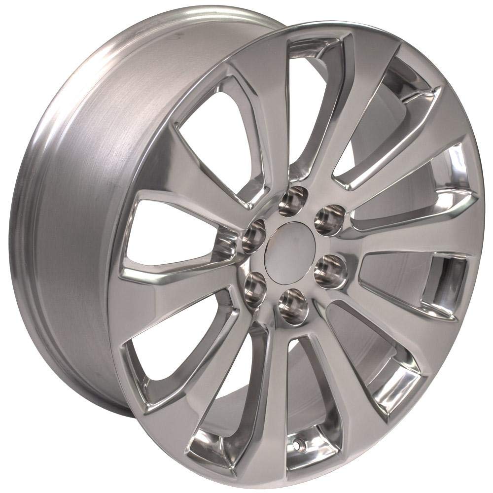 22 Inch OE Wheels CV95 Rim Fits Suburban 1500 High Country Style 6x139.7 22x9 Polished - Hollander 5922 (1)