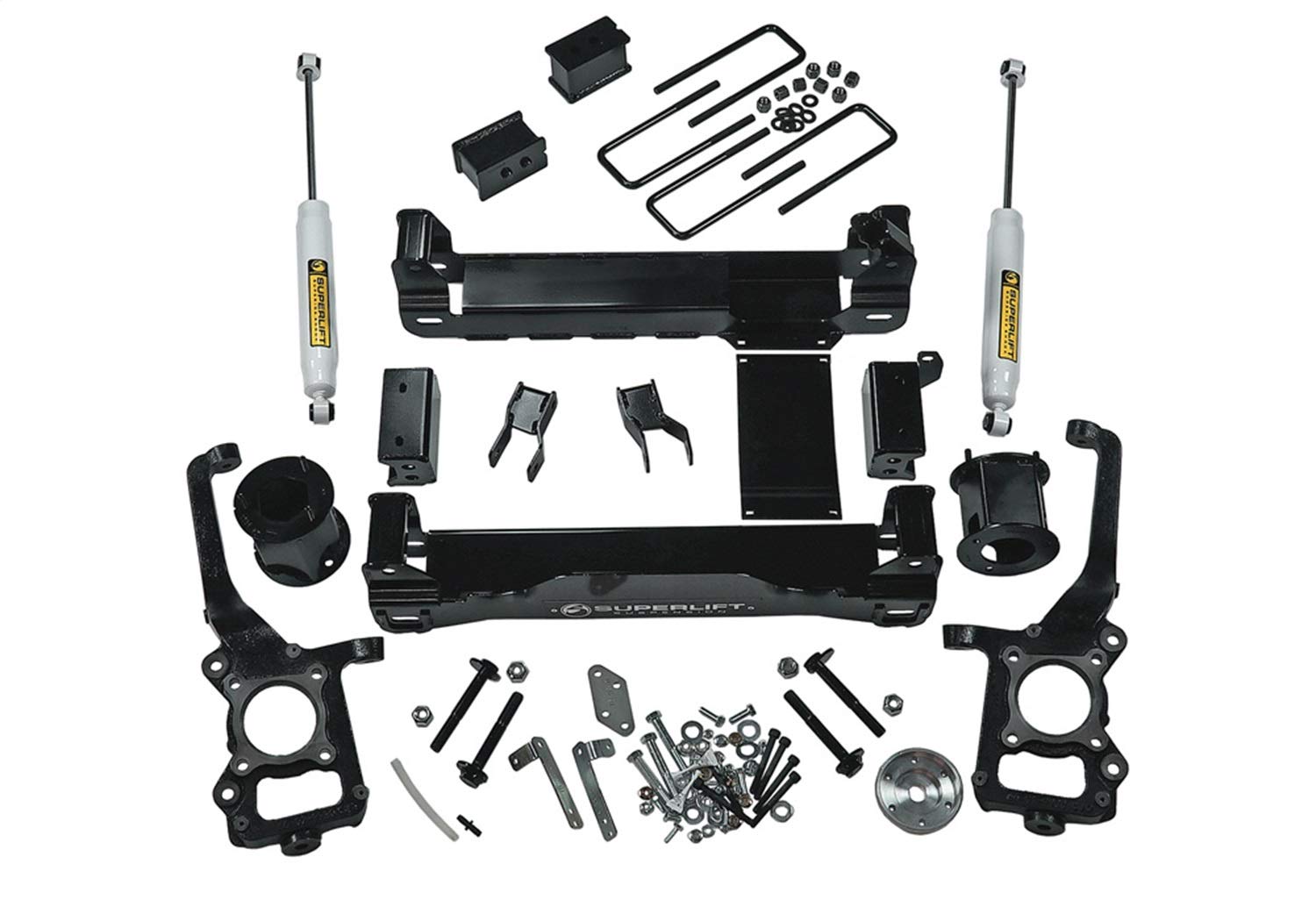 SUPERLIFT SUSPENSION RealTruck 6" Lift Kit for Ford F-150 | Complete Lift Kit with Rear Shadow Series Shocks | K127 | Fits 2015-2020 Ford F-150 4WD