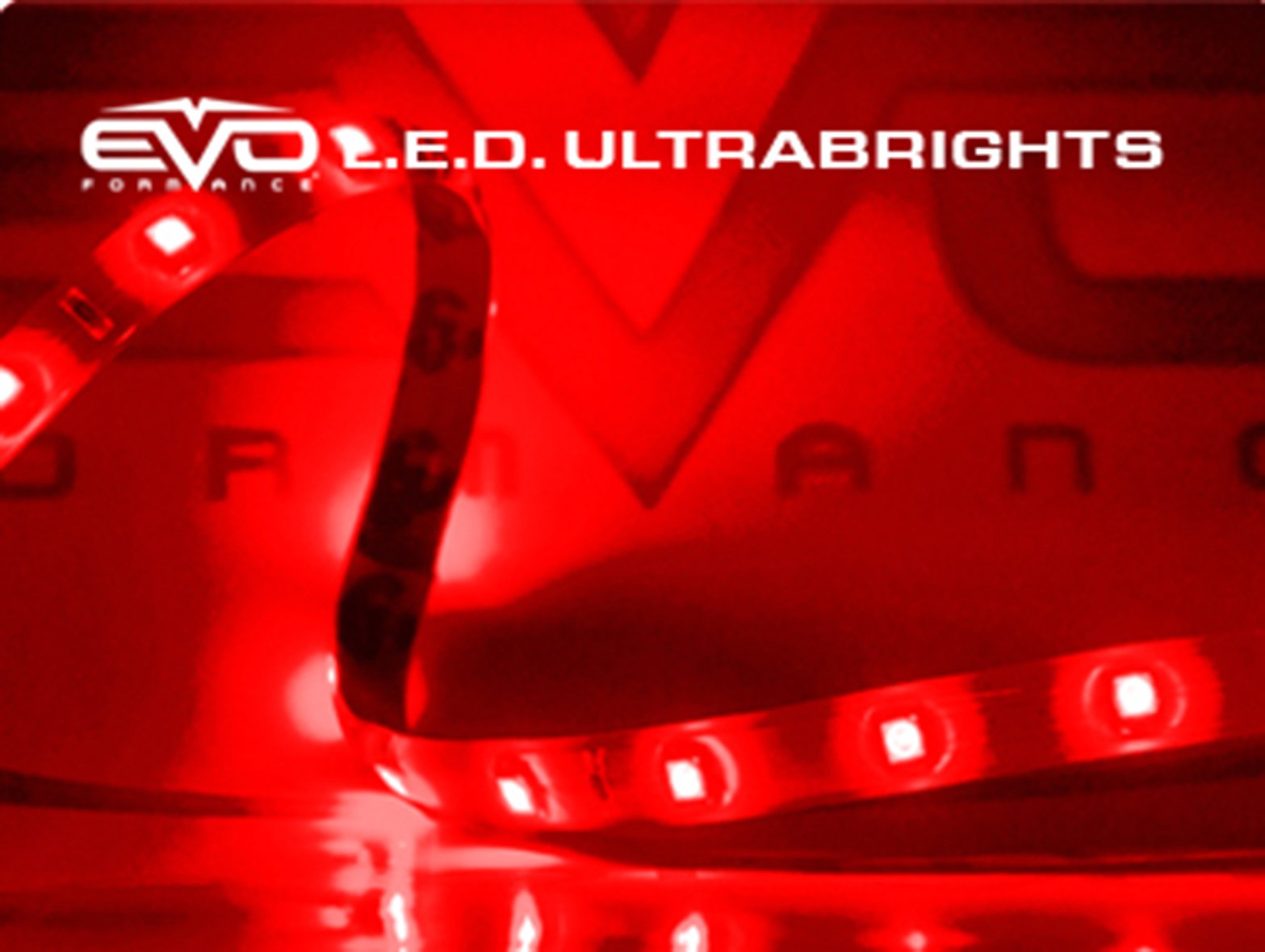 EVO Formance CIPA 93511 LED Ultrabrights Light, 10cm, Red
