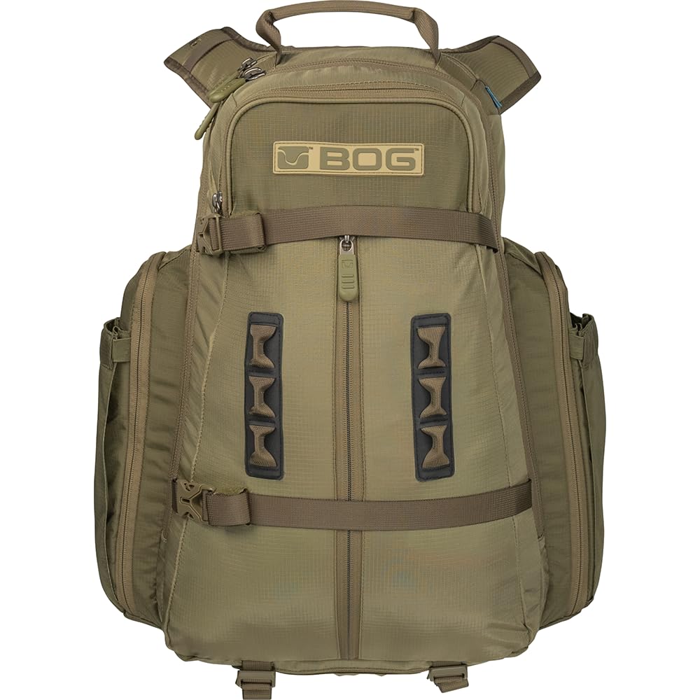 Day Pack BOG Bag with Detachable Carry Boot and Rain Cover, Lightweight Ripstop, Heavy-Duty, Large Capacity, For Hunting, Outdoors, EDC