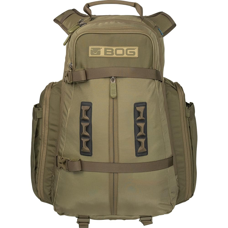 Day Pack BOG Bag with Detachable Carry Boot and Rain Cover, Lightweight Ripstop, Heavy-Duty, Large Capacity, For Hunting, Outdoors, EDC