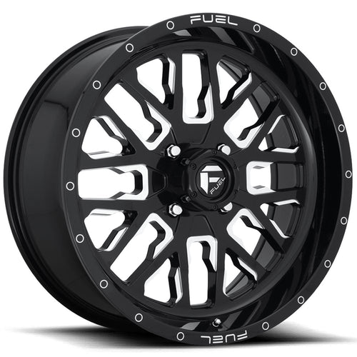 UTV Fuel D611 18X7 4X137 GL-BLK-MIL 13MM - D6111870A644