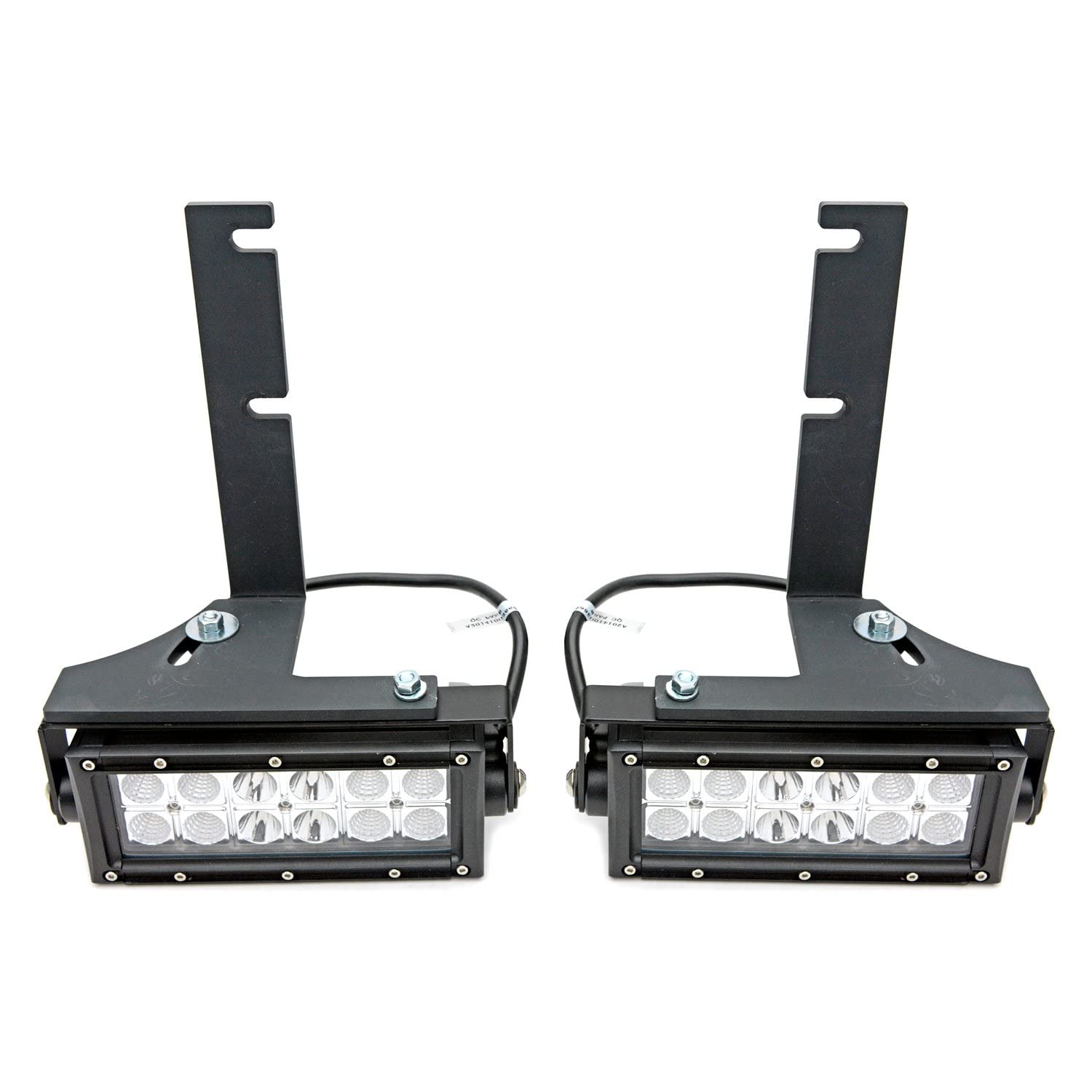 ZROADZ LED Mounting Bracket & Kit Under Rear Bumper - Compatible w/ 2017-2022 Ford F-250, F-350, F-450, F-550 - with (2) 6 Inch ZROADZ LED Lights (Included) with Wiring Harness - PN Z385471-KIT