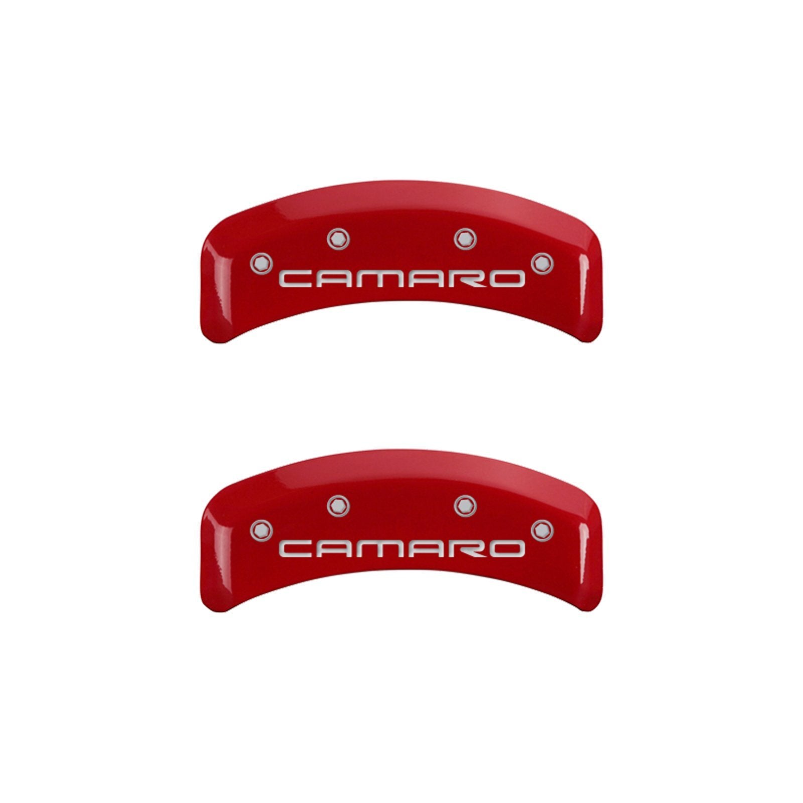 Caliper Covers MGP 14026SCA4RD with Red Powder Coat Finish, (Set of 4)