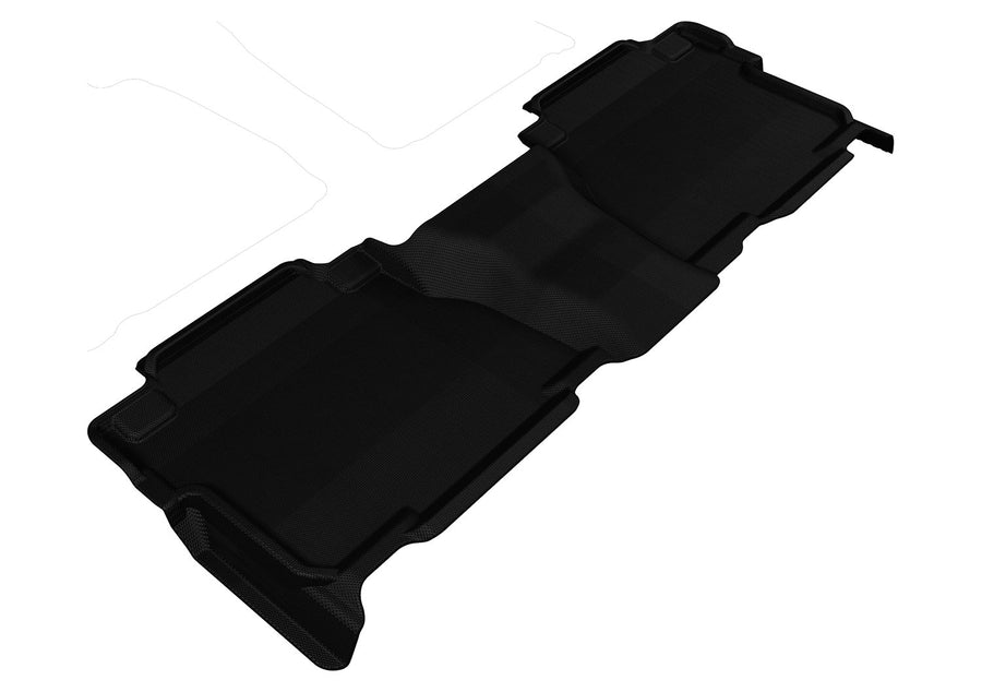 Kagu 3D MAXpider Custom Fit Floor Mat (Black) for 2007-2013 Toyota Tundra CREWMAX - 2ND Row