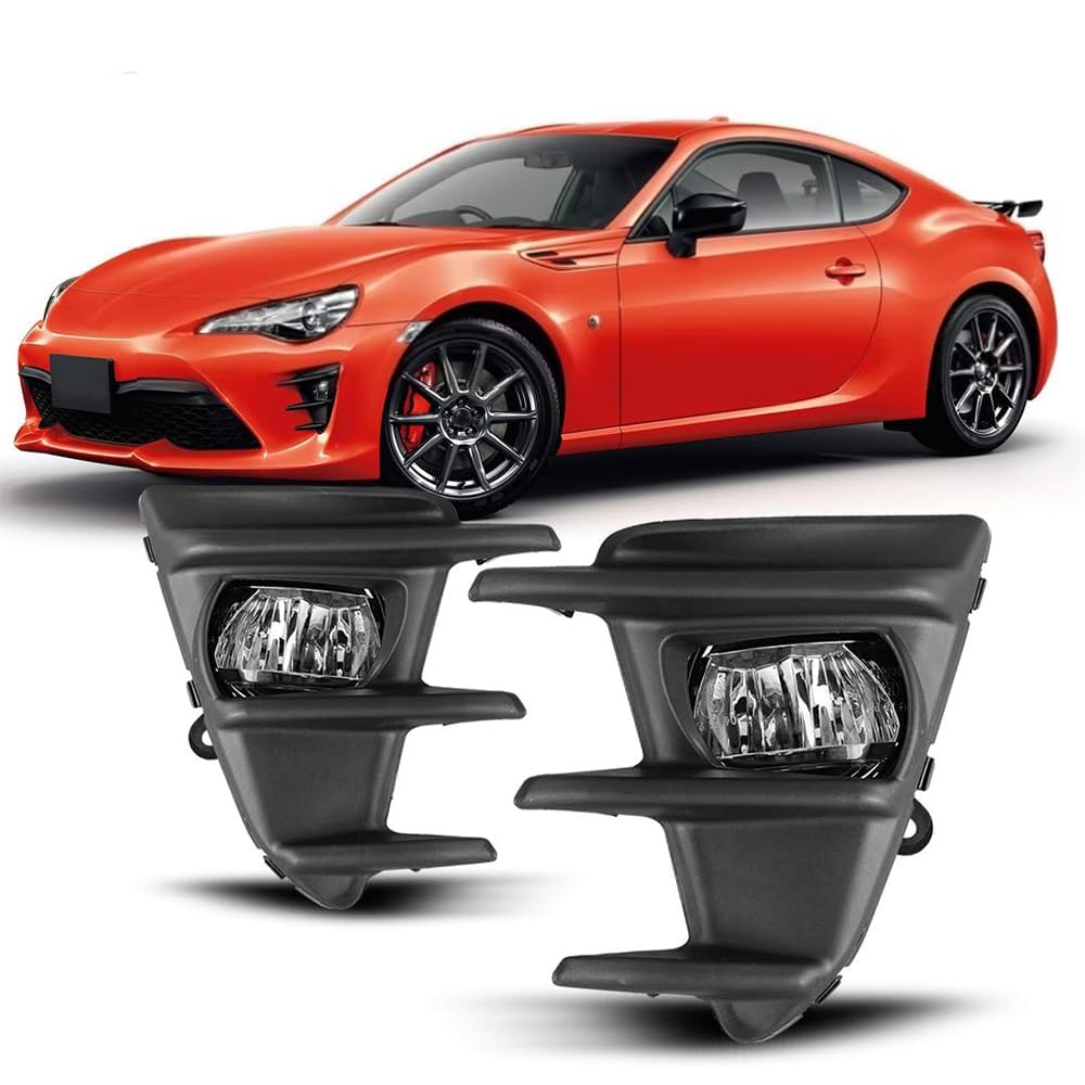 Winjet Integrated LED Fog Lights WJ30-0518-09 Pair Set Kit Wiring RH LH for 2017-2018 Toyota 86