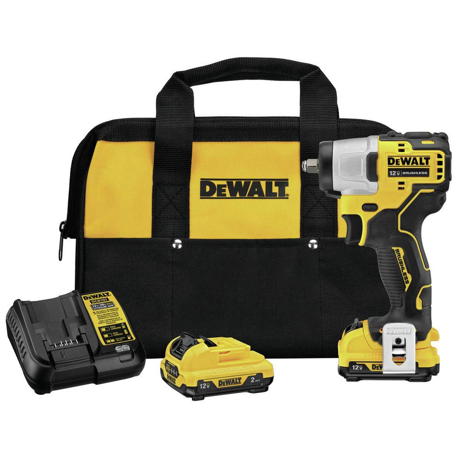 DEWALT 12V MAX* XTREME Impact Wrench, Cordless Kit, 3/8-Inch (DCF902F2)
