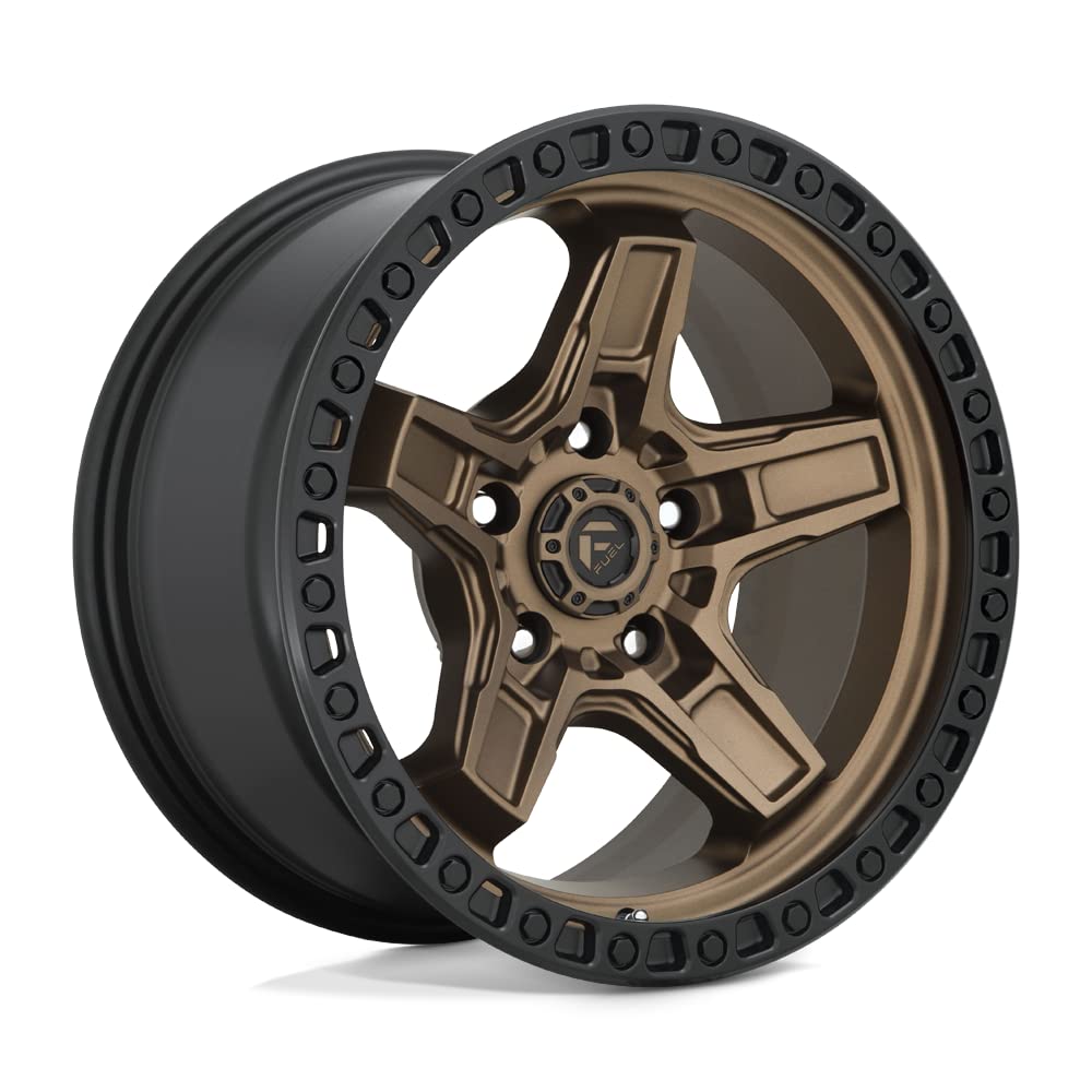 D699 KICKER FUEL OFF-ROAD 17X9, 5X5.0, 4.53, 12mm MATTE BRONZE BLACK BEAD RING - D69917907545