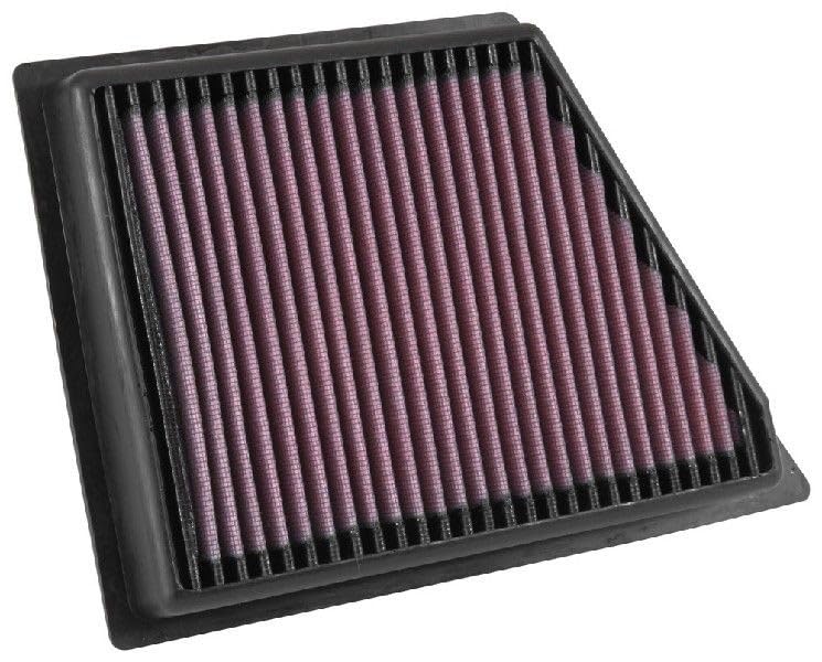 K&N Engine Air Filter: Washable, Increase Power & Acceleration, Premium, Replacement Car Air Filter: Compatible with 2016-2019 CADILLAC (CT6), 33-5053