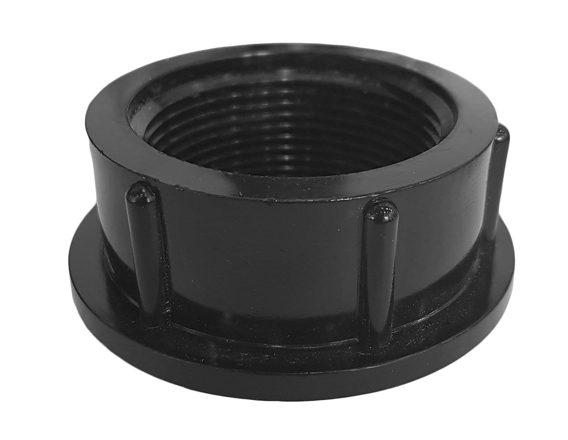 ICON Spin Fitting 12791, Raised, 1 1/2" FPT, Extra Heavy Duty, Black