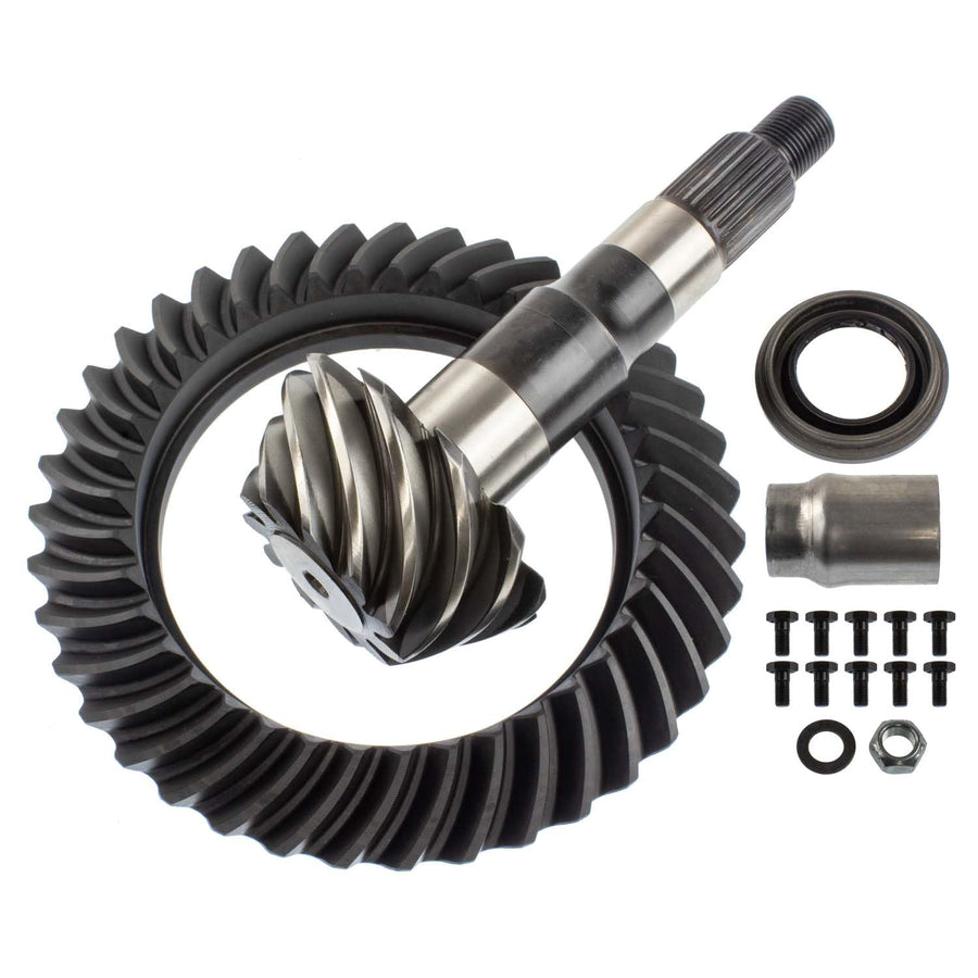 Differential Ring & Pinion Motive Gear D44-355HD, For Dana 44 HD, Gear Ratio: 3.55, 10-Bolt, 29 Spline, 1.625 Pinion Shaft & 39 Ring Gear Teeth - Fits Chevrolet, Dodge, and Jeep, Replaces: 707381-3X