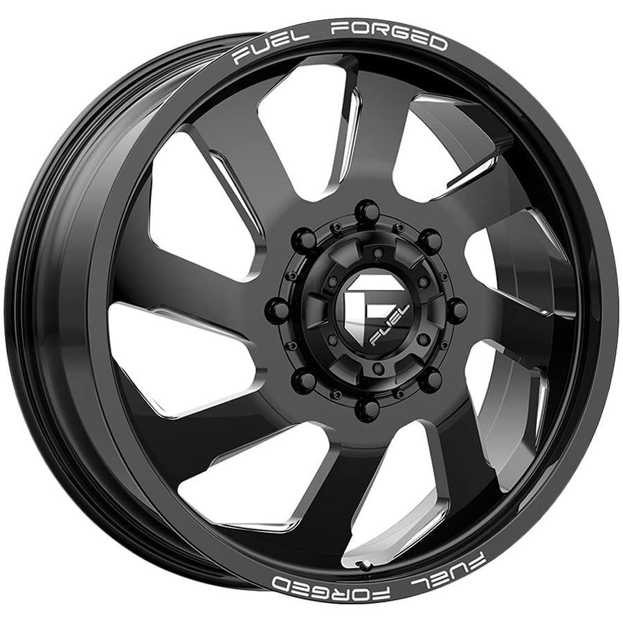 FUEL OFF-ROAD DD39 20X8.25, FF39D, 8X200, 8.76, 105mm GLOSS BLACK MILLED - DE39208292R