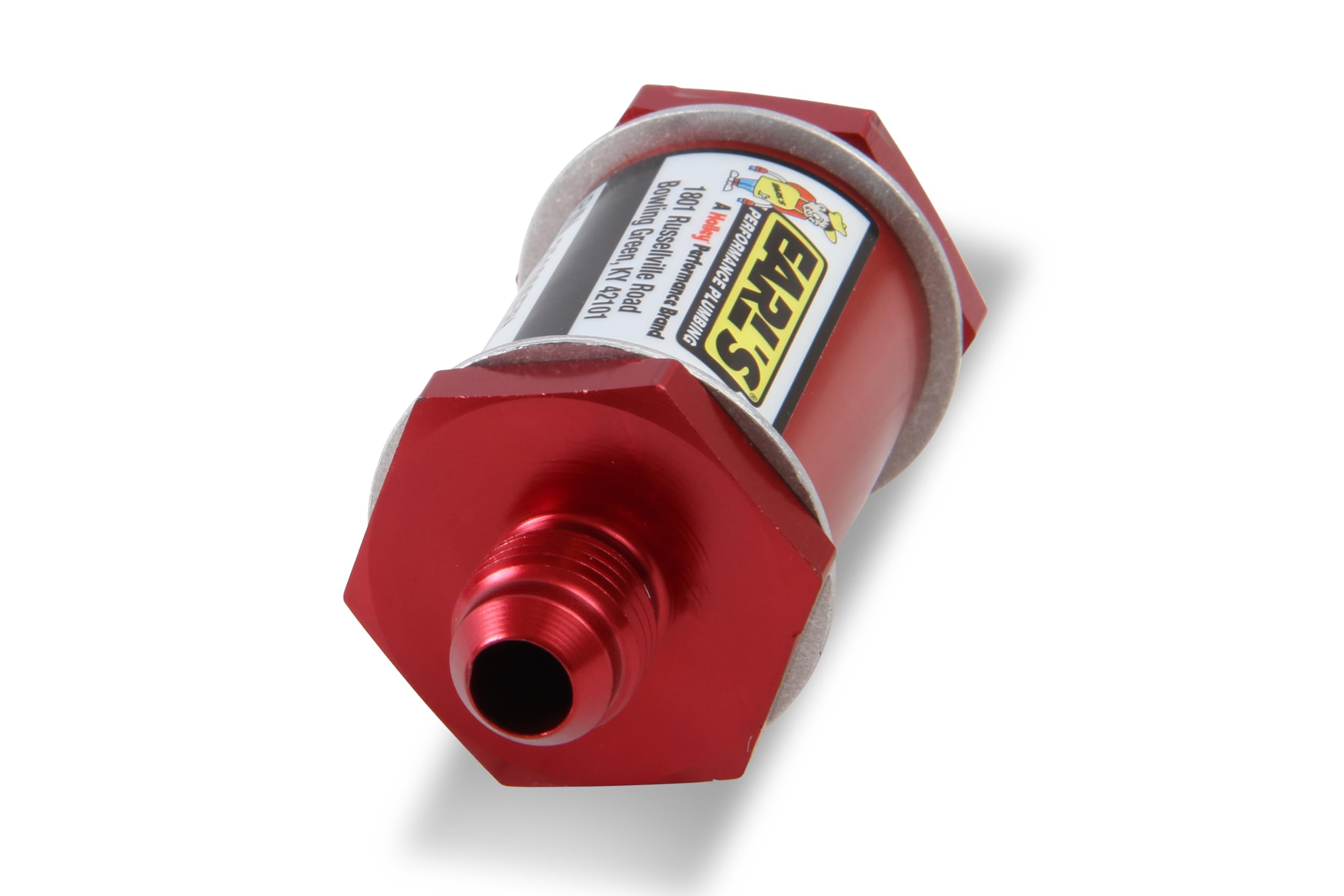 Red Anodized Aluminum Earl's -6AN Flapper Style Check Valve - Size 6 Flapper