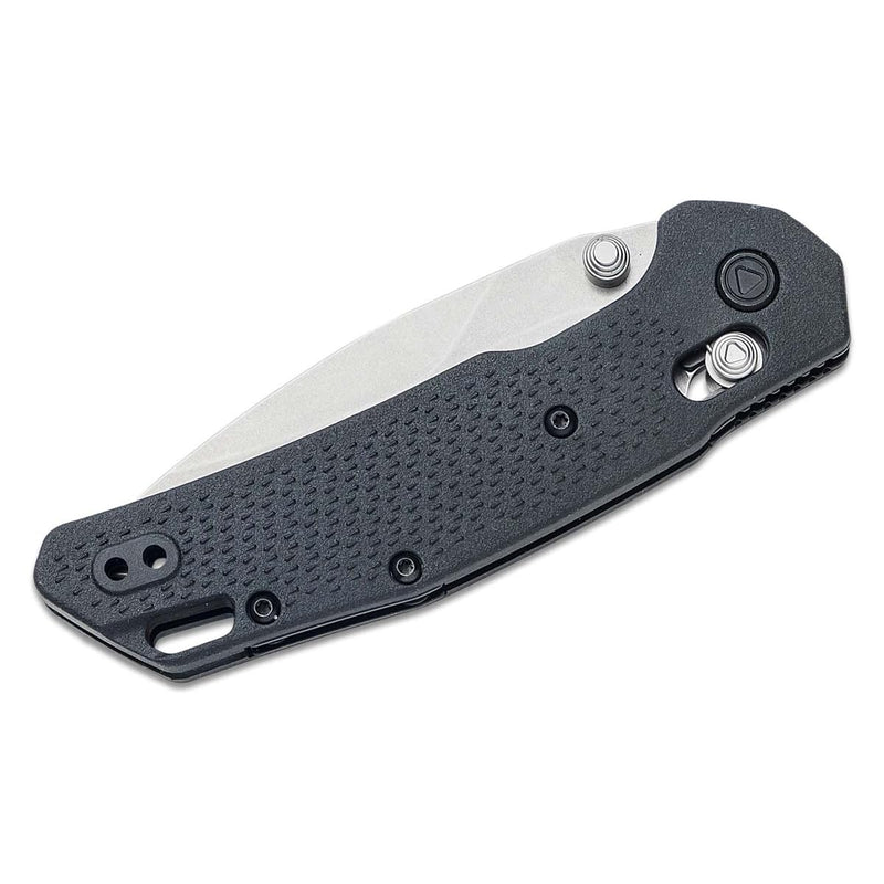 Kershaw Pocket Knife Heist, Black and Gray Design, 3.2 Inch Steel Drop Point Blade, EDC with Thumb Stud Opening, Reversible Deep Carry, DuraLock, Everyday Carry Pocket Knife for Men and Women