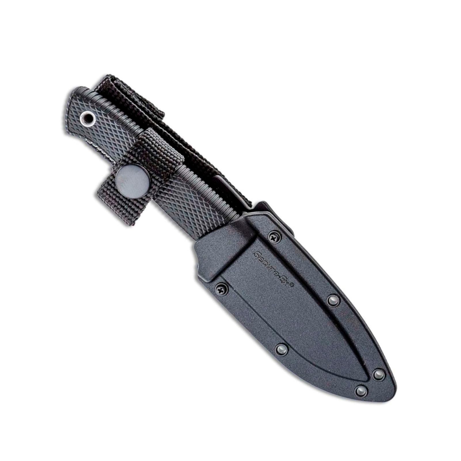 Pendleton Mini Hunter COLD STEEL Compact Lightweight 3-Inch 3V Steel Fixed Blade Hunting Knife Ergonomic Kray-Ex Handle, Resistant Secure-Ex Sheath