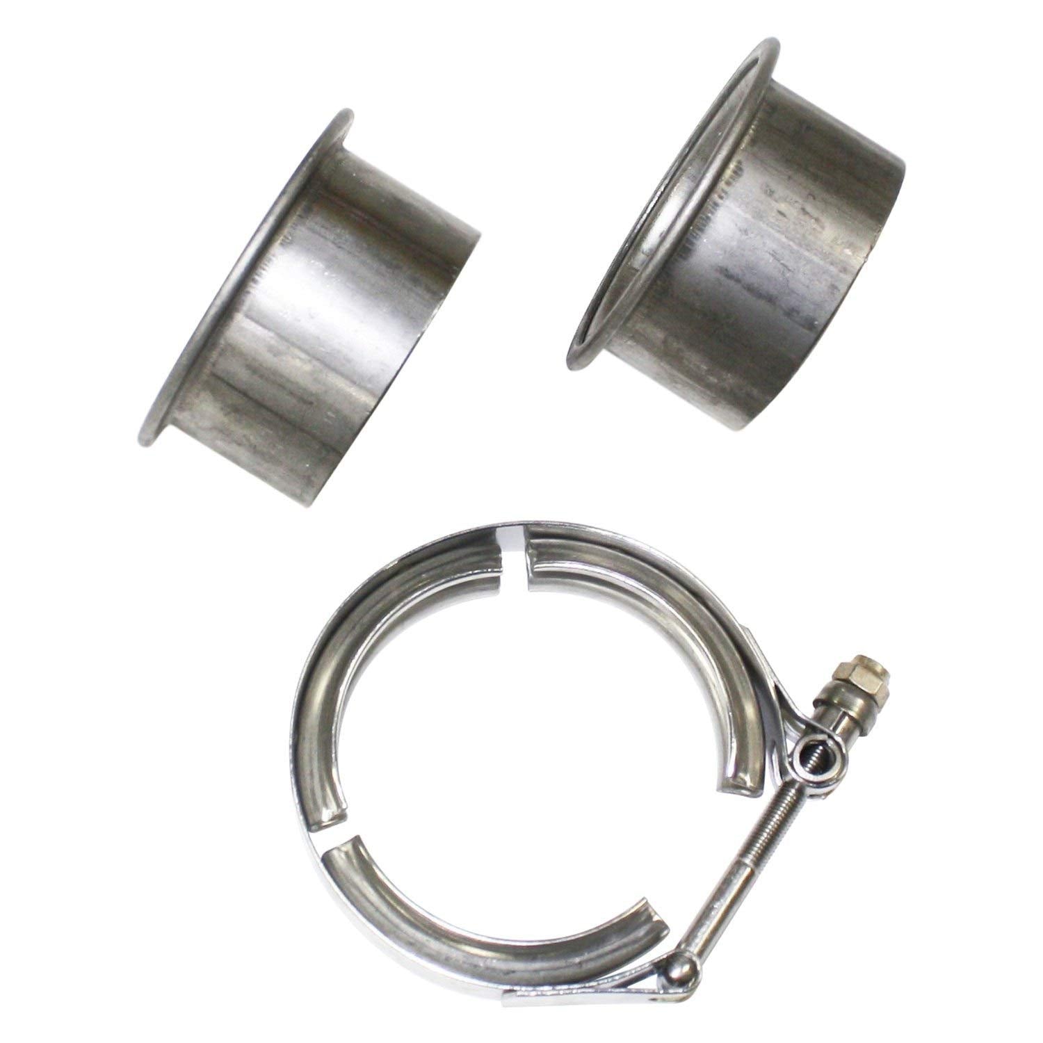 2.5" JBA (VB25) Stainless Steel V-Band Clamp and Flange