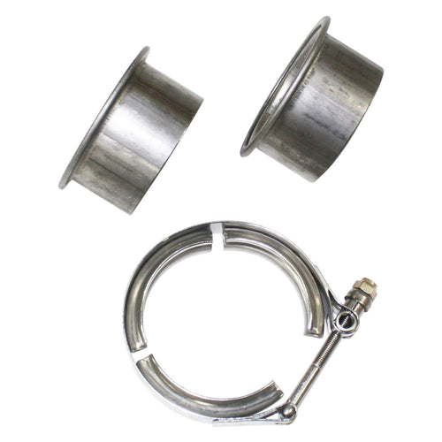 2.5" JBA (VB25) Stainless Steel V-Band Clamp and Flange