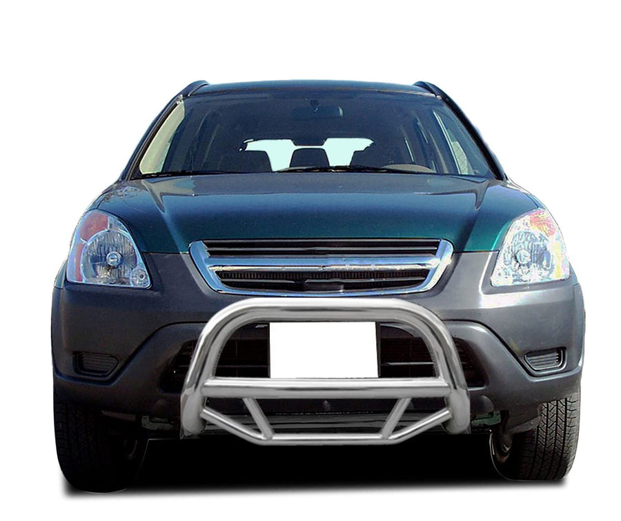 Max Bull Bar Black Horse No Skid Plate Stainless Steel Compatible with 1997-2001 Honda CR-V-MBS-HOB3501