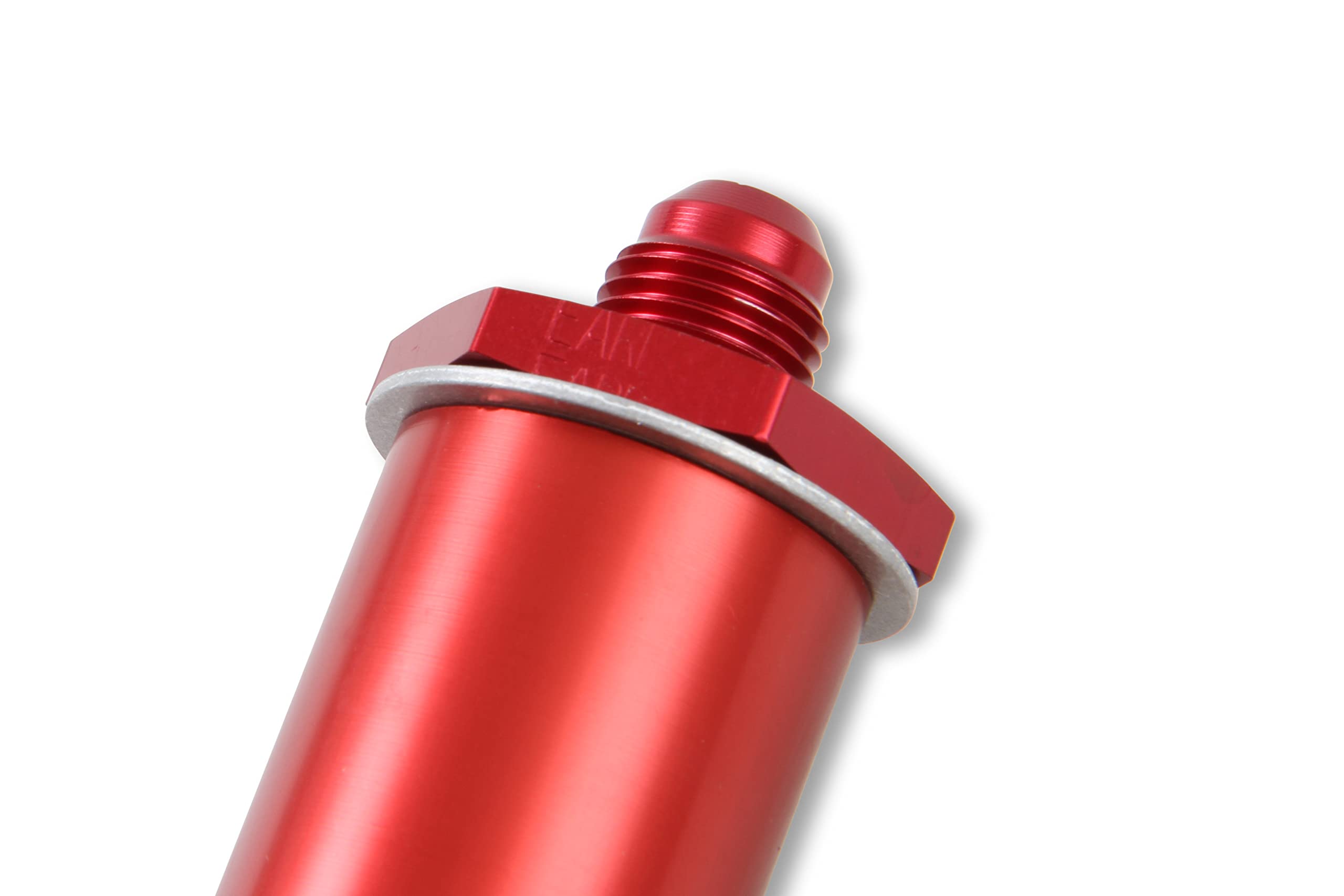 Red Anodized Aluminum Earl's -6AN Flapper Style Check Valve - Size 6 Flapper