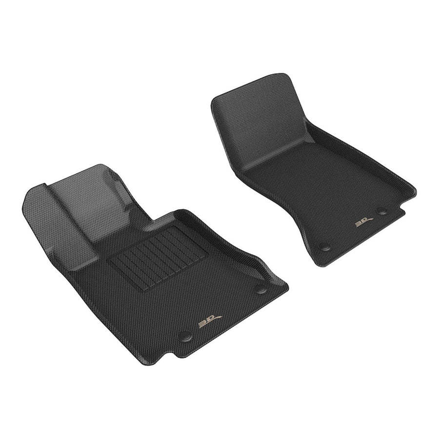 Kagu 3D MAXpider Custom Fit Floor Mat (Black) Compatible with Mercedes-Benz E-Class (W214) 2024-2026 - Front Row