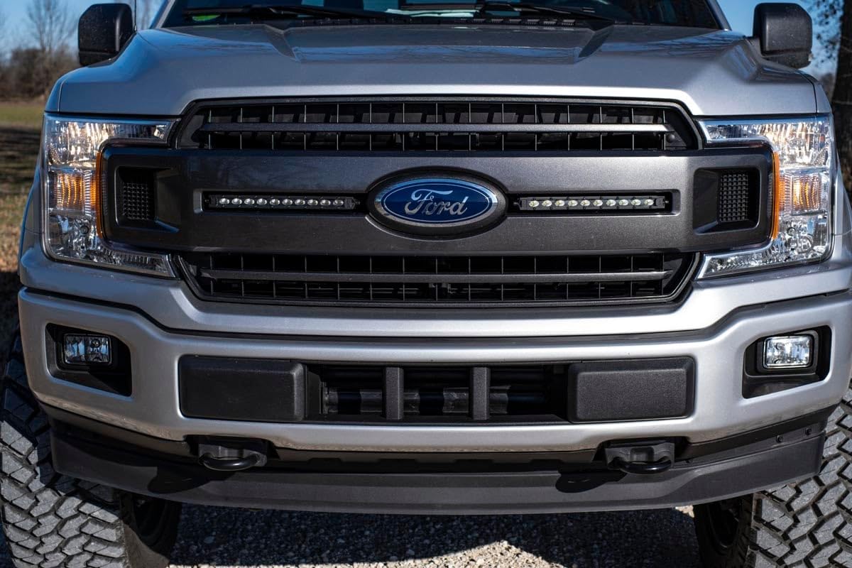 10" Rough Country Black Series Slimline CREE LED Light Bars | Pair - 70410ABL