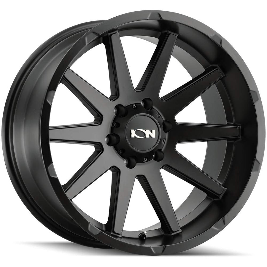 Wheels Ion 143 Matte Black Wheel with Alloy Steel (20 x 9. inches /6 x 124 mm, 25 mm Offset)
